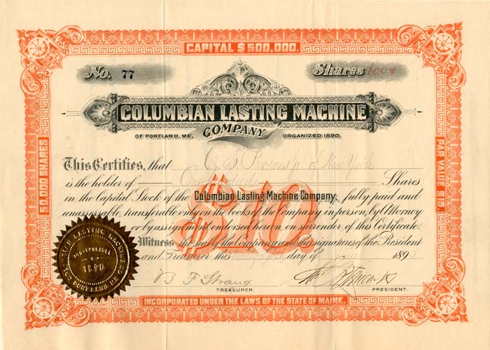 Columbian Lasting Machine Co.